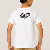 geile, fliegende Hexen auf Broomsticks halloween T-Shirt (Rückseite)