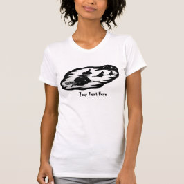 geile, fliegende Hexen auf Broomsticks halloween T-Shirt