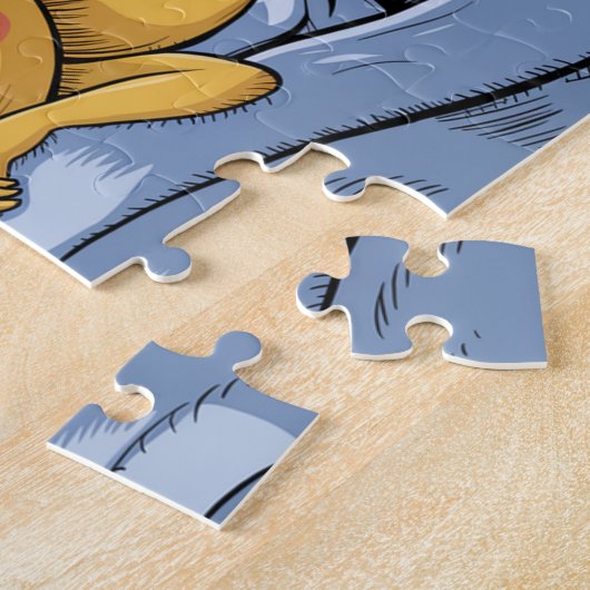 geile Sonne im Bett Puzzle (Seite)