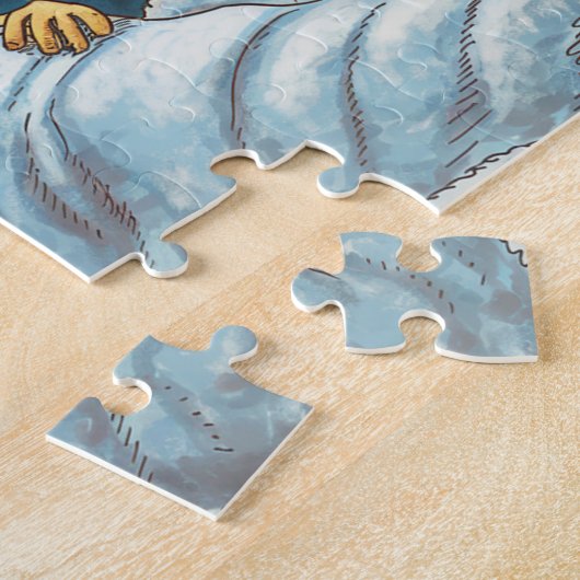 geile Sonne im Schlaf Puzzle (Seite)