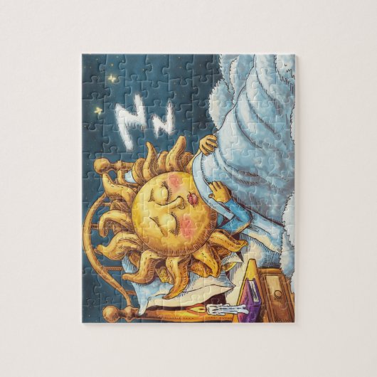 geile Sonne im Schlaf Puzzle (Vertikal)