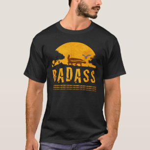 Geiler Honigdachs Sonnenuntergang Vintage T-Shirt