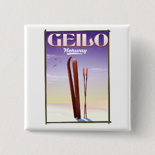 Geilo, Norwegisches Skipposter Button