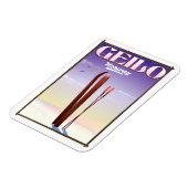 Geilo, Norwegisches Skipposter Magnet (Linke Seite)