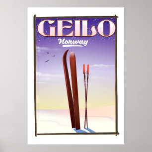 Geilo, Norwegisches Skipposter Poster