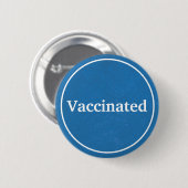 geimpft (blau) button (Vorne & Hinten)