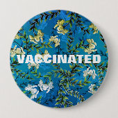 Geimpfte Coronavirus-Pandemie Button (Vorderseite)