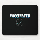 Geimpfter Funny Spaß Grafischer Zitat geimpft Ch Mousepad (Vorne)