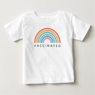 Geimpfter Regenbogen Covid Coronavirus Vaccine Baby T-shirt