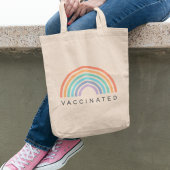 Geimpfter Regenbogen | Covid Coronavirus Vaccine Tragetasche
