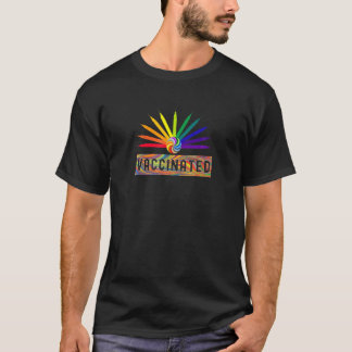 Geimpfter Regenbogen - Vollständig geimpft 2021 - T-Shirt