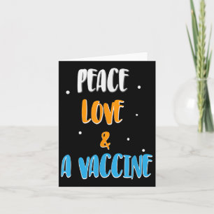 Geimpfter Spaß Joke Graphic Quote Peace Lo Karte