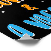 Geimpfter Spaß Joke Graphic Quote Peace Lo Poster (Ecke)