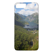 Geiranger Fjord Landschaft, Norwegen Case-Mate iPhone Hülle (Rückseite)