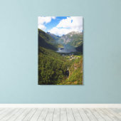 Geiranger Fjord Landschaft, Norwegen Leinwanddruck (Insitu (Holzboden))