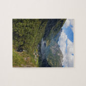 Geiranger Fjord Landschaft, Norwegen Puzzle (Horizontal)