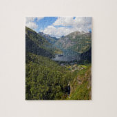 Geiranger Fjord Landschaft, Norwegen Puzzle (Vertikal)