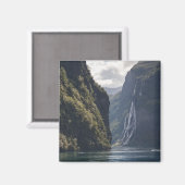 Geiranger Fjord Magnet (Vorderseite/Rückseite)