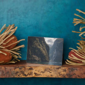 Geiranger Fjord Norwegen Fotoplatte (Seite)