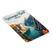 Geiranger Fjord Norwegen Magnet (Rechte Seite)
