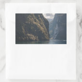 Geiranger Fjord Norwegen Rechteckiger Aufkleber (Tasche)