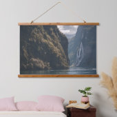 Geiranger Fjord Norwegen Wandteppich Mit Holzrahmen (Schlafzimmer)