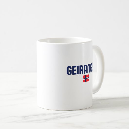 GEIRANGER Norwegen Kaffeetasse (VorderseiteRechts)