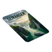 Geirangerfjord-Kreuzfahrt Norwegen Magnet (Rechte Seite)