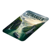 Geirangerfjord-Kreuzfahrt Norwegen Magnet (Linke Seite)