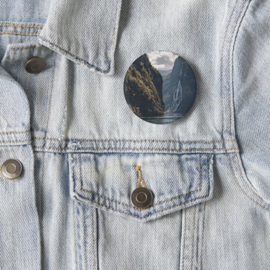 Geirangerfjord Norwegen Button (Beispiel)