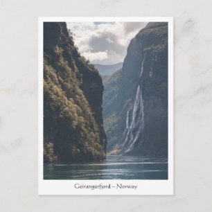 Geirangerfjord Norwegen Postkarte