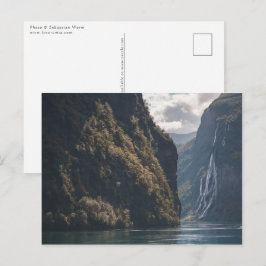 Geirangerfjord Norwegen Postkarte