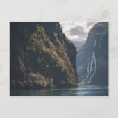 Geirangerfjord Norwegen Postkarte (Vorderseite)