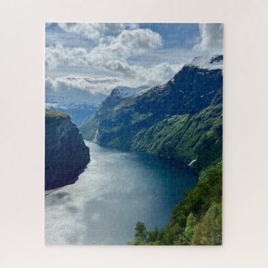 Geirangerfjord, Norwegen Puzzle (Vertikal)