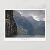 Geirangerfjord Postkarte (Vorderseite)