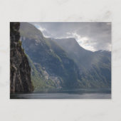 Geirangerfjorden Norwegen Postkarte (Vorderseite)