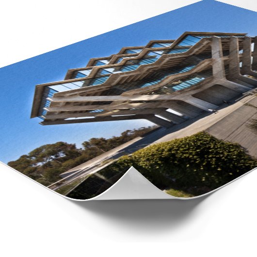 Geiselbibliothek der UCSD Poster (Ecke)