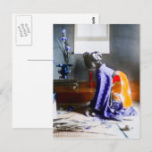 Geisha Arrange Blume Vintages altes Japan Postkarte (Vorne/Hinten)