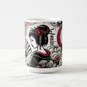 Geisha Art Coffee Tasse