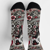 Geisha Art Crew Socks Socken (Oben)
