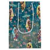 Geisha Art Mittlere Geschenktüte (Rückseite)