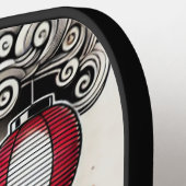 Geisha Art Pickleball Paddle (Linke Seite)