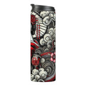 Geisha Art Stainless Steel Tumbler Thermosbecher (Nach rechts gedreht)