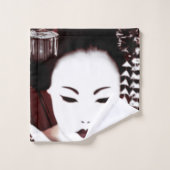 Geisha Badhandtuch Set (Waschlappen)