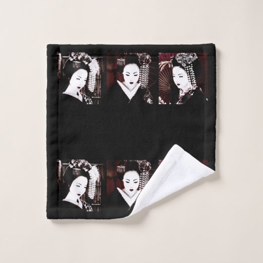 Geisha Badhandtuch Set (Waschlappen)