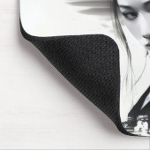 Geisha Black Ink Mousepad (Ecke)