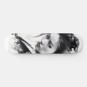 Geisha Black Ink Skateboard (Horizontal)