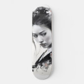 Geisha Black Ink Skateboard (Vorderseite)