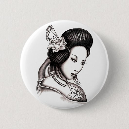 Geisha Button (Vorderseite)