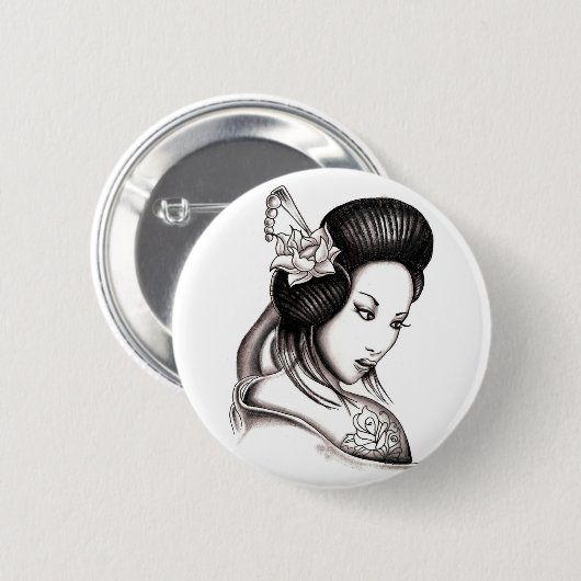 Geisha Button (Vorne & Hinten)